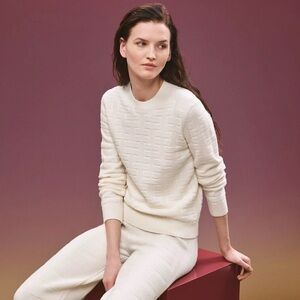 Hermes Cream Sweater